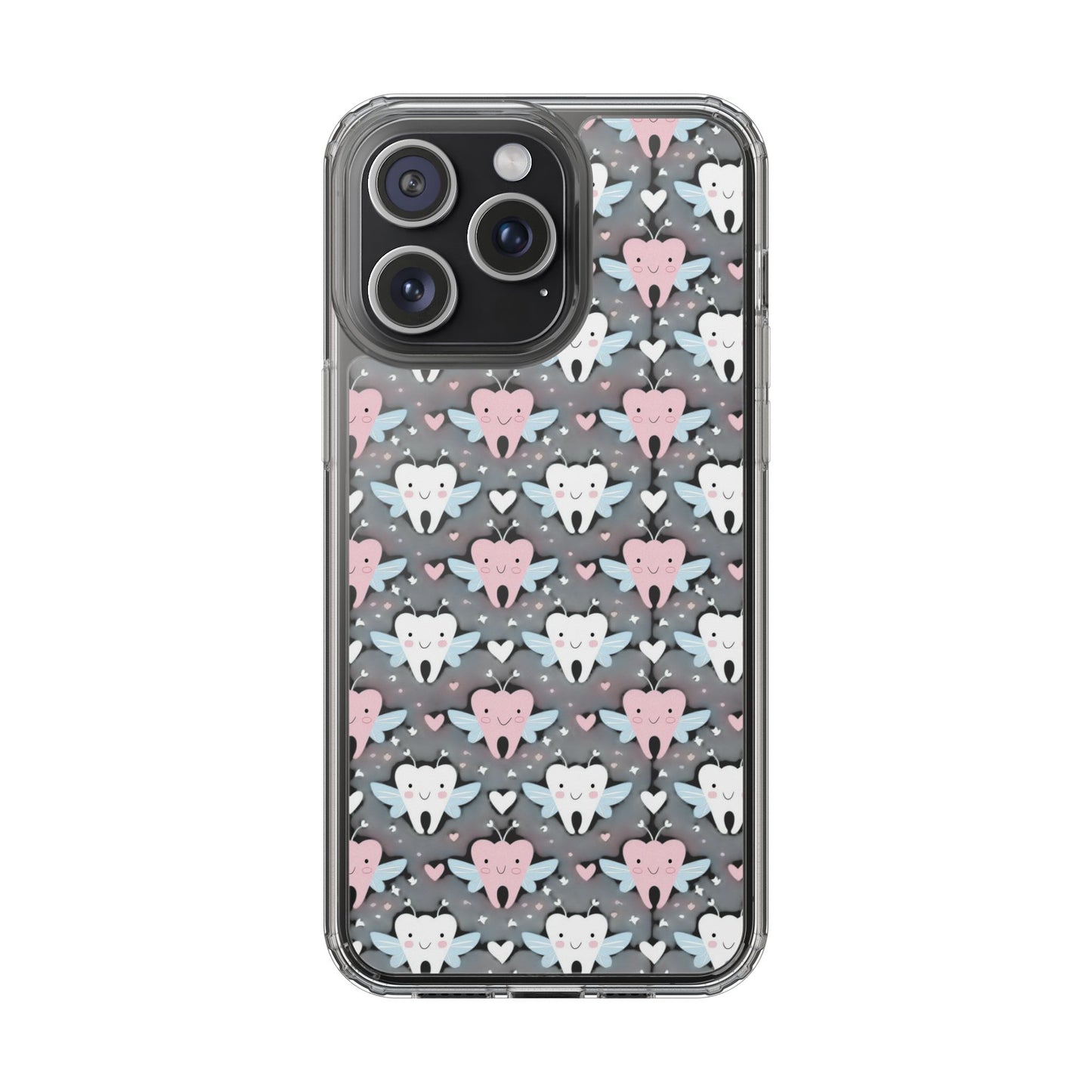 Tooth Fairy Clear Case, Cute Phone Cover for Dental Workers