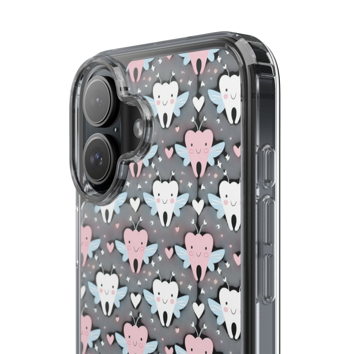 Tooth Fairy Clear Case, Cute Phone Cover for Dental Workers
