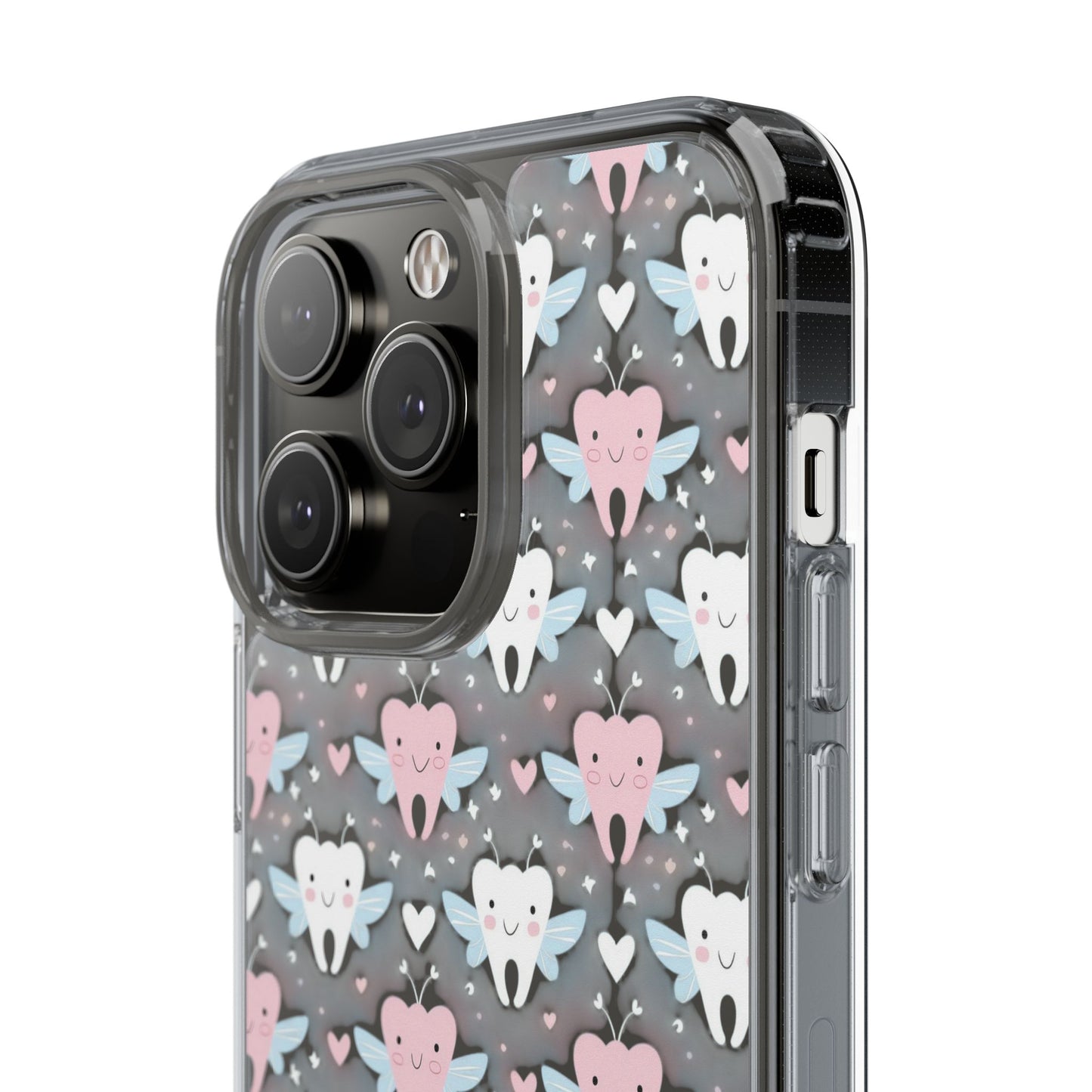 Tooth Fairy Clear Case, Cute Phone Cover for Dental Workers