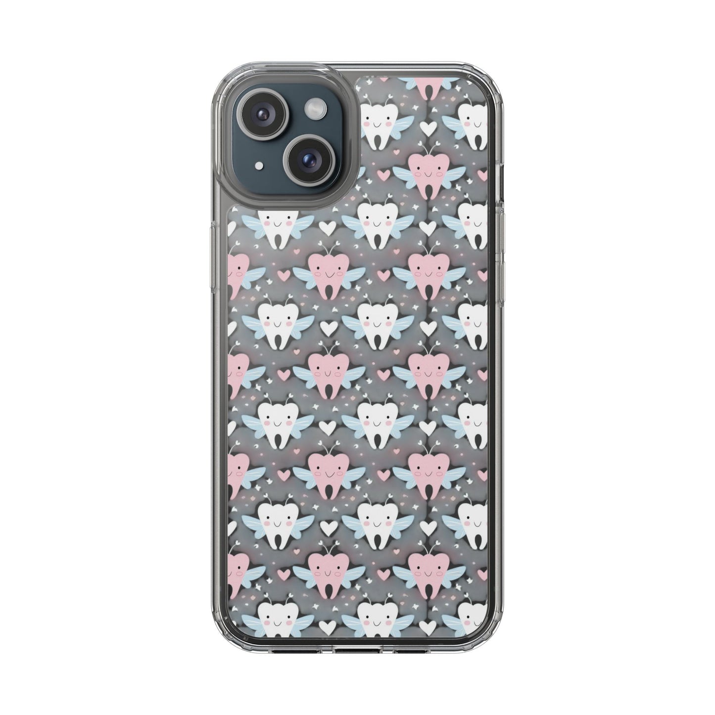 Tooth Fairy Clear Case, Cute Phone Cover for Dental Workers