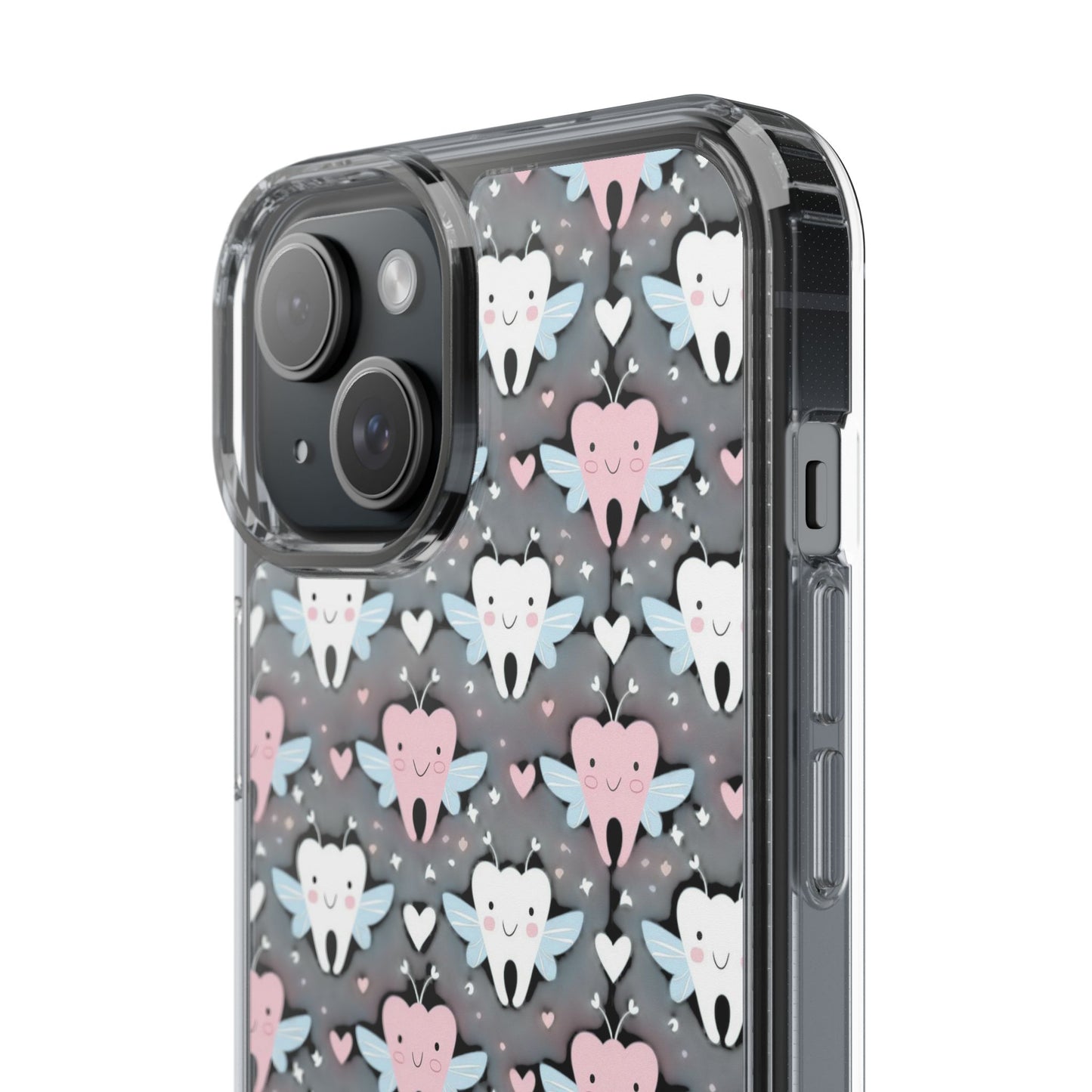 Tooth Fairy Clear Case, Cute Phone Cover for Dental Workers