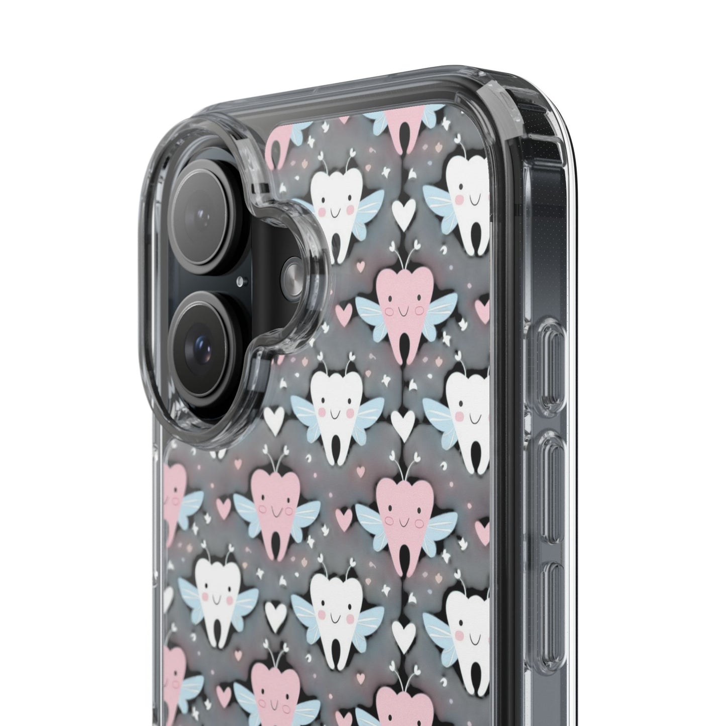 Tooth Fairy Clear Case, Cute Phone Cover for Dental Workers