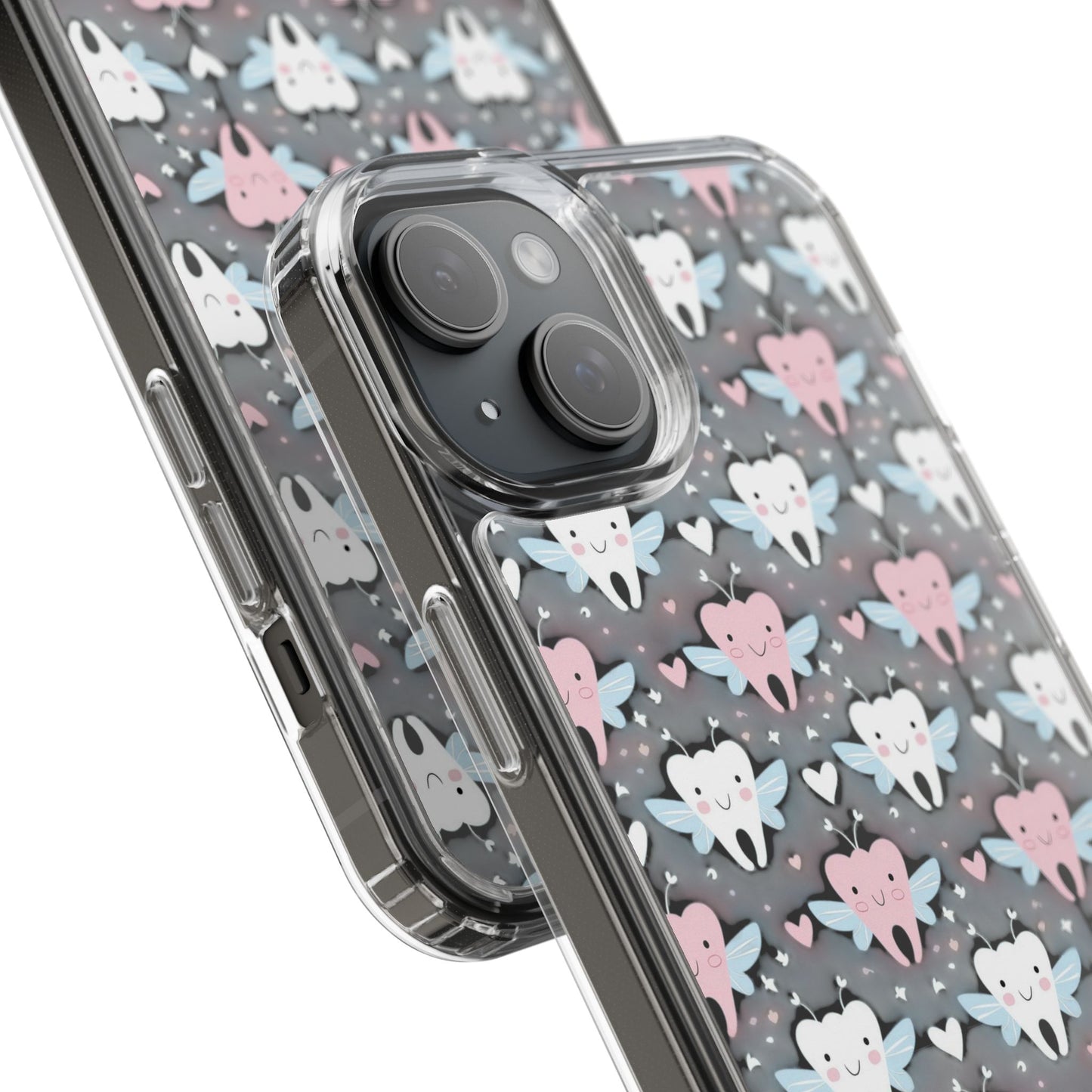 Tooth Fairy Clear Case, Cute Phone Cover for Dental Workers