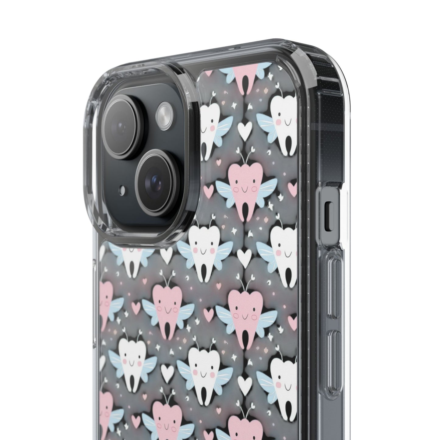 Tooth Fairy Clear Case, Cute Phone Cover for Dental Workers