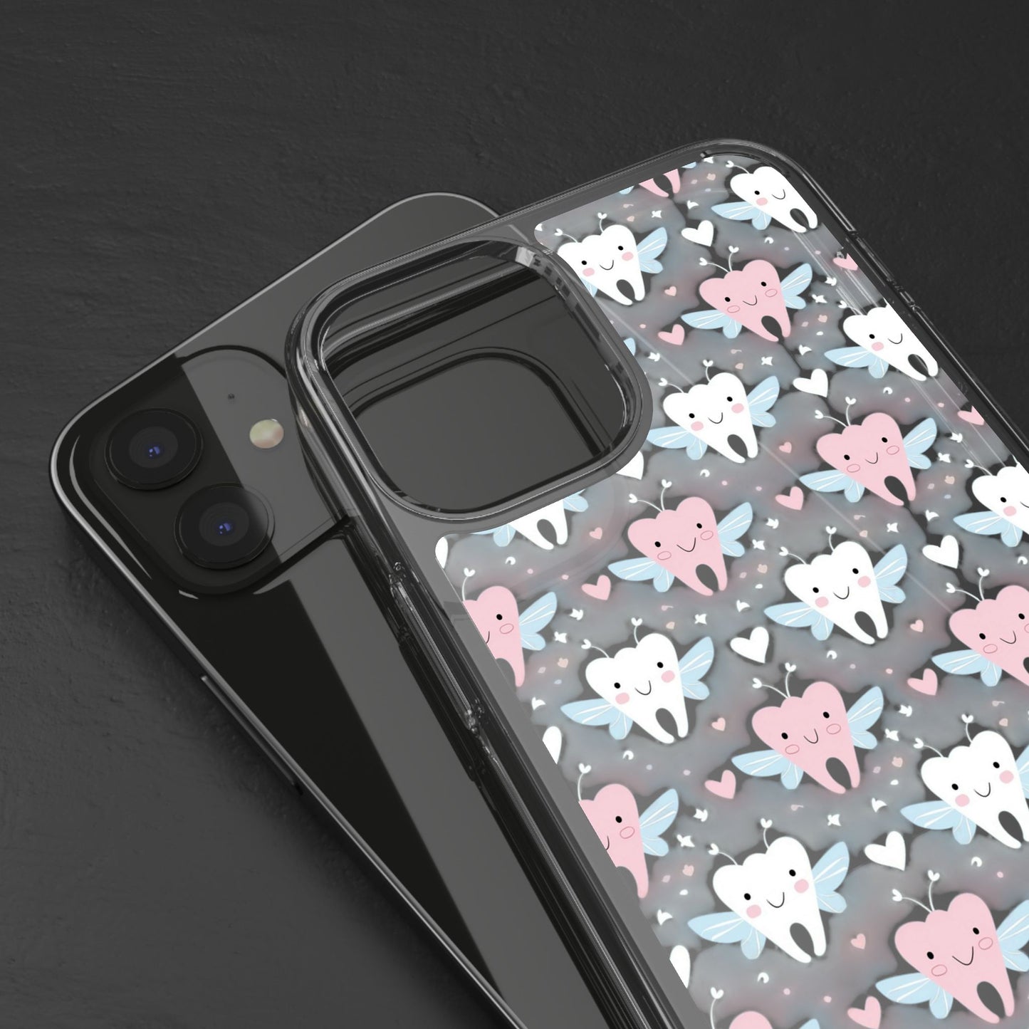 Tooth Fairy Clear Case, Cute Phone Cover for Dental Workers