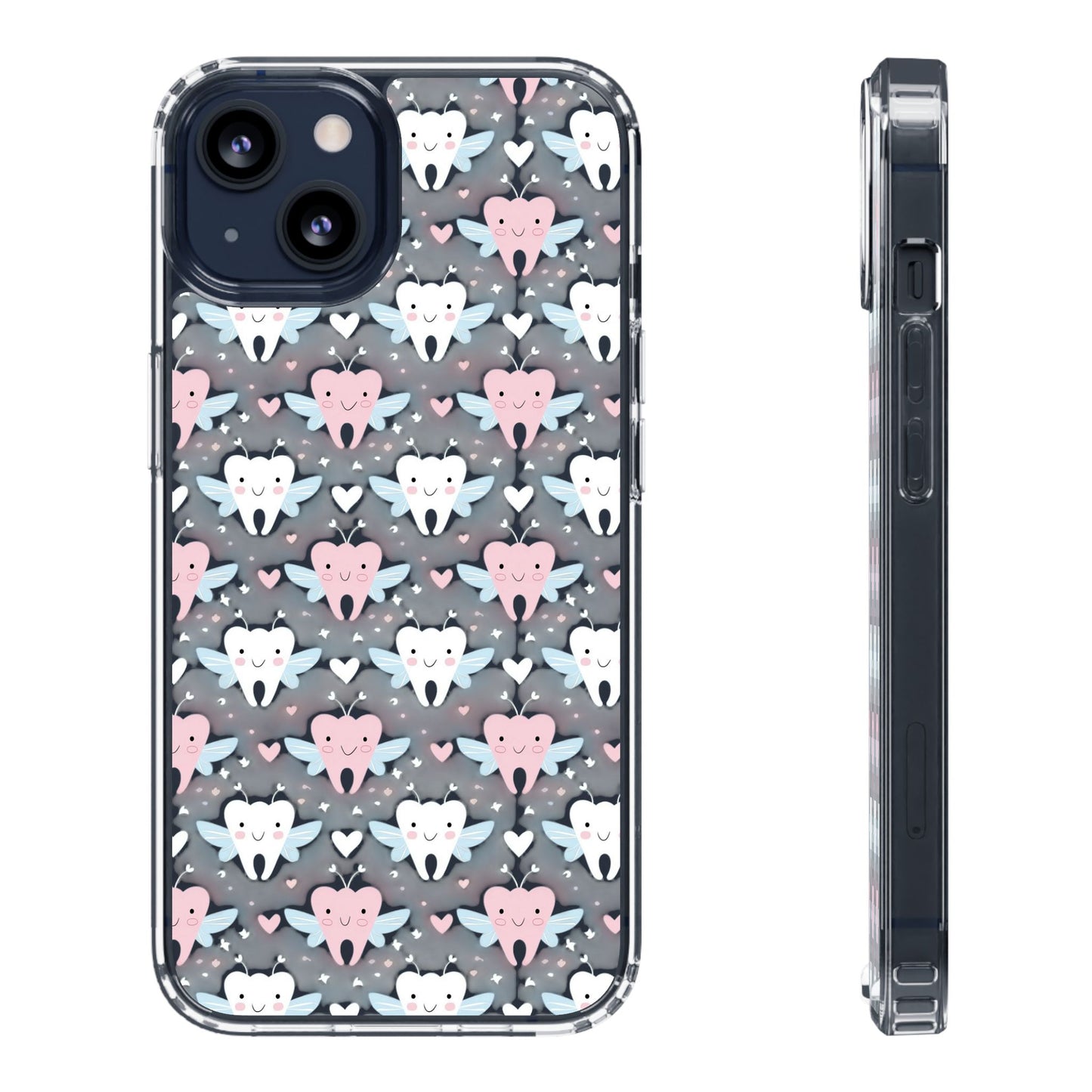 Tooth Fairy Clear Case, Cute Phone Cover for Dental Workers