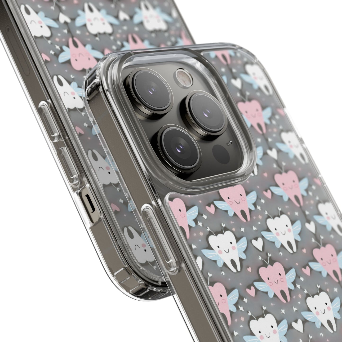 Tooth Fairy Clear Case, Cute Phone Cover for Dental Workers