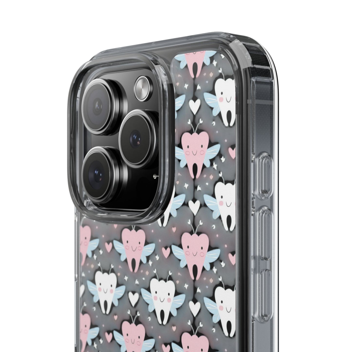 Tooth Fairy Clear Case, Cute Phone Cover for Dental Workers
