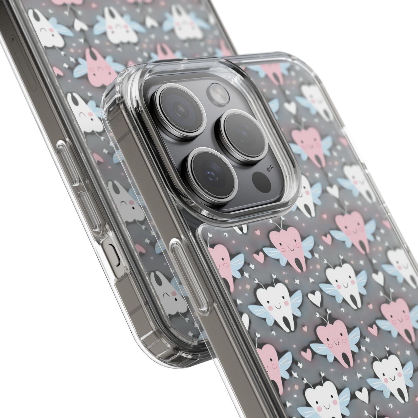 Tooth Fairy Clear Case, Cute Phone Cover for Dental Workers