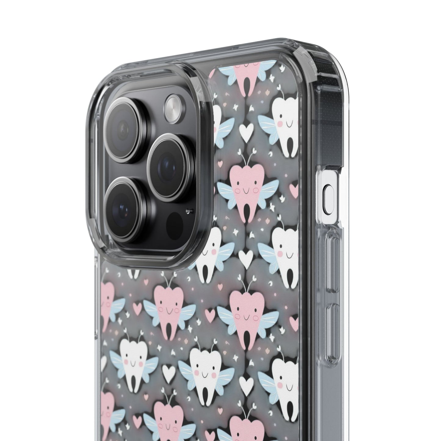 Tooth Fairy Clear Case, Cute Phone Cover for Dental Workers