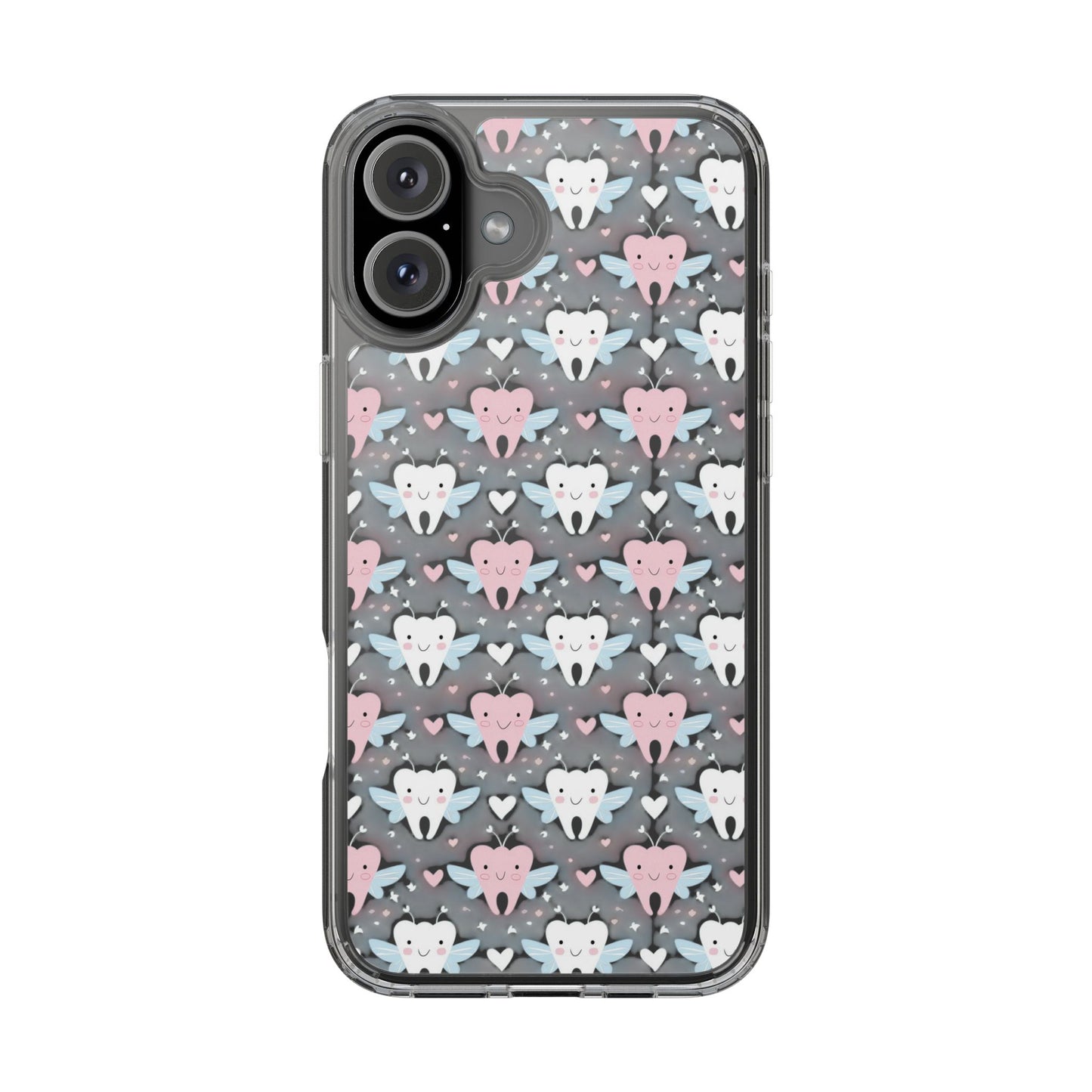 Tooth Fairy Clear Case, Cute Phone Cover for Dental Workers