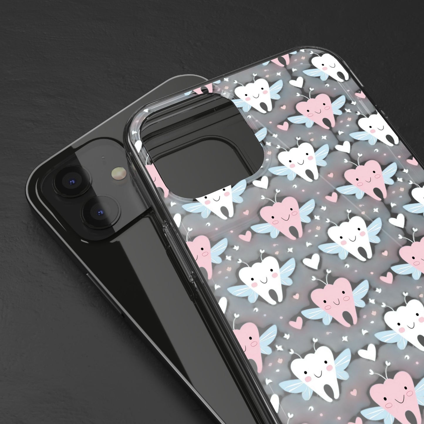 Tooth Fairy Clear Case, Cute Phone Cover for Dental Workers