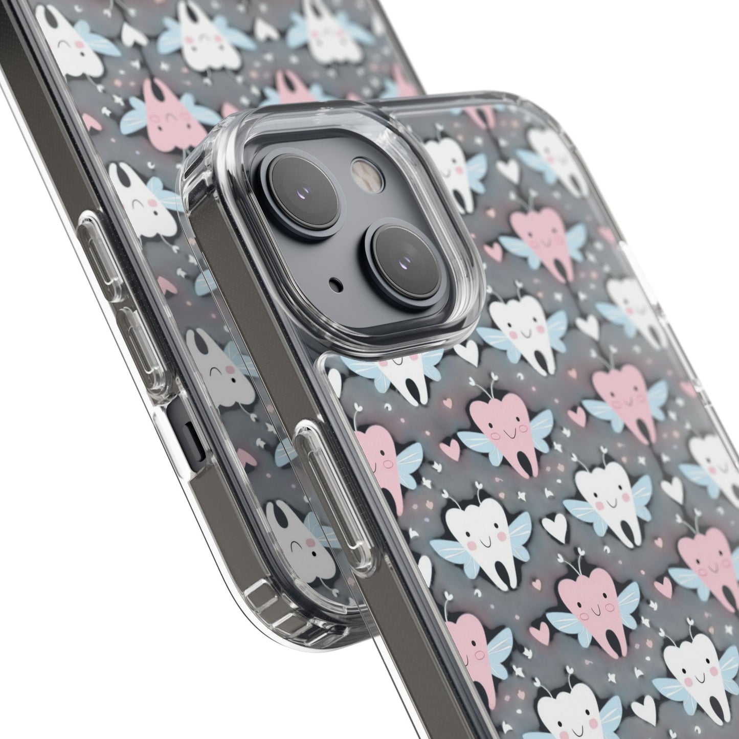 Tooth Fairy Clear Case, Cute Phone Cover for Dental Workers