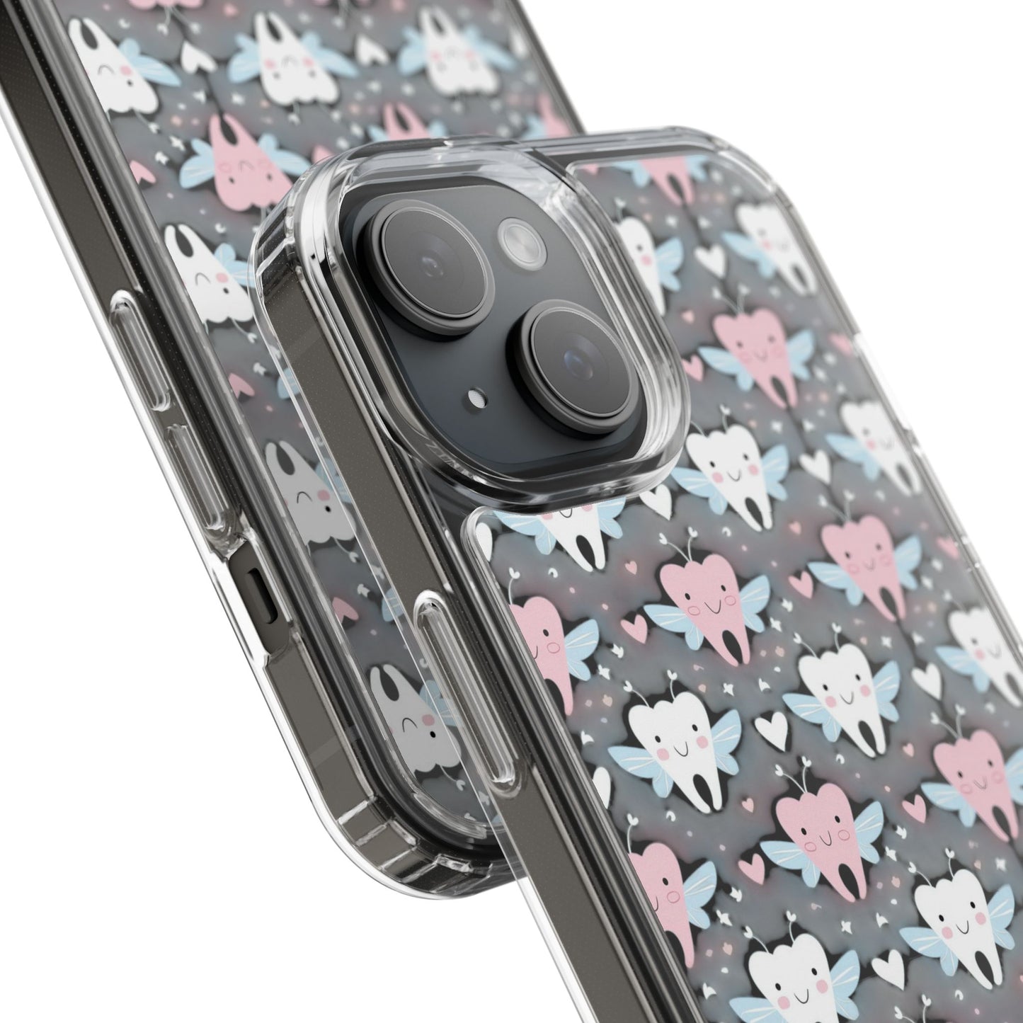Tooth Fairy Clear Case, Cute Phone Cover for Dental Workers