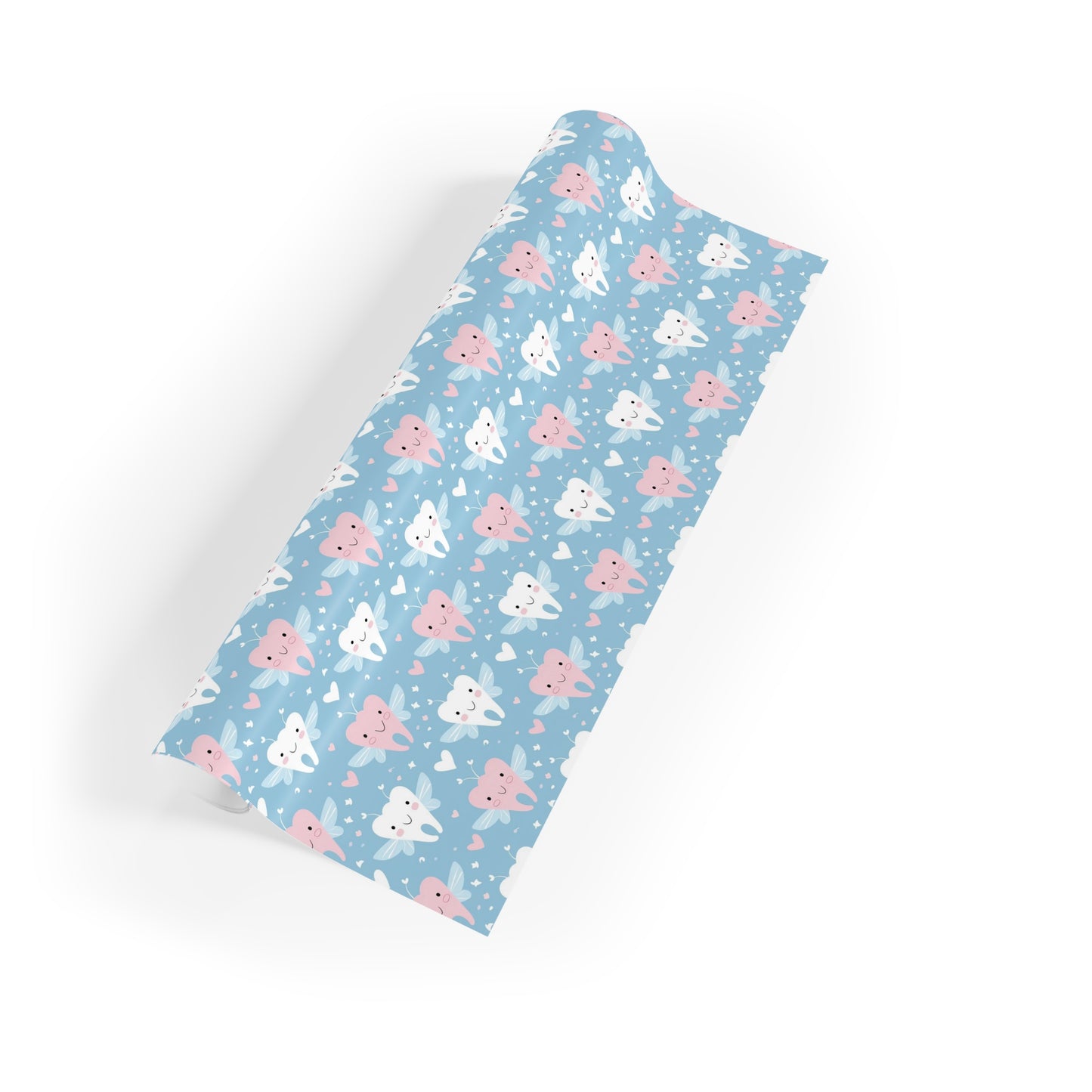 Tooth Fairy Dental Gift Wrapping Paper Roll, Holiday Gift Wrap, Birthday Wrapping Paper, Cute Gift Wrap