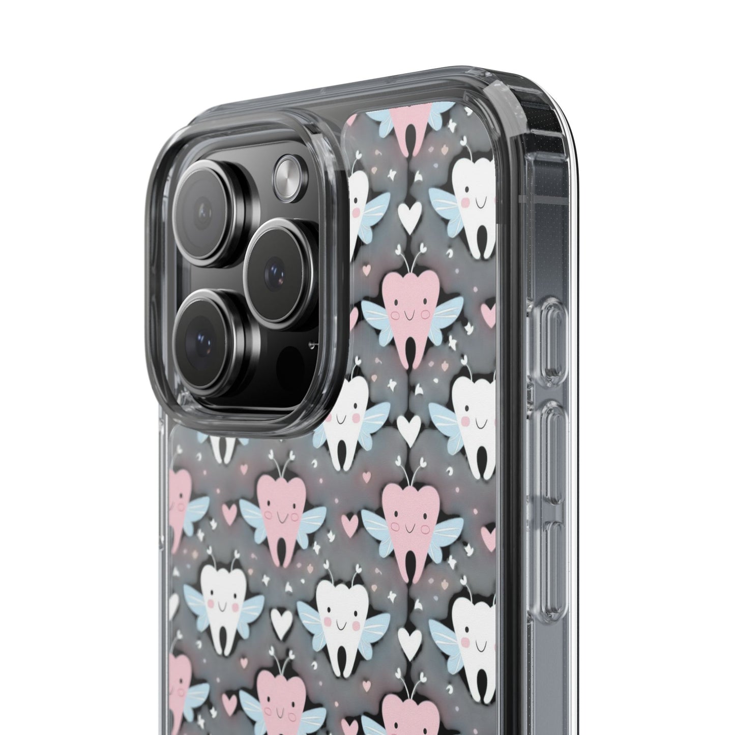 Tooth Fairy Clear Case, Cute Phone Cover for Dental Workers