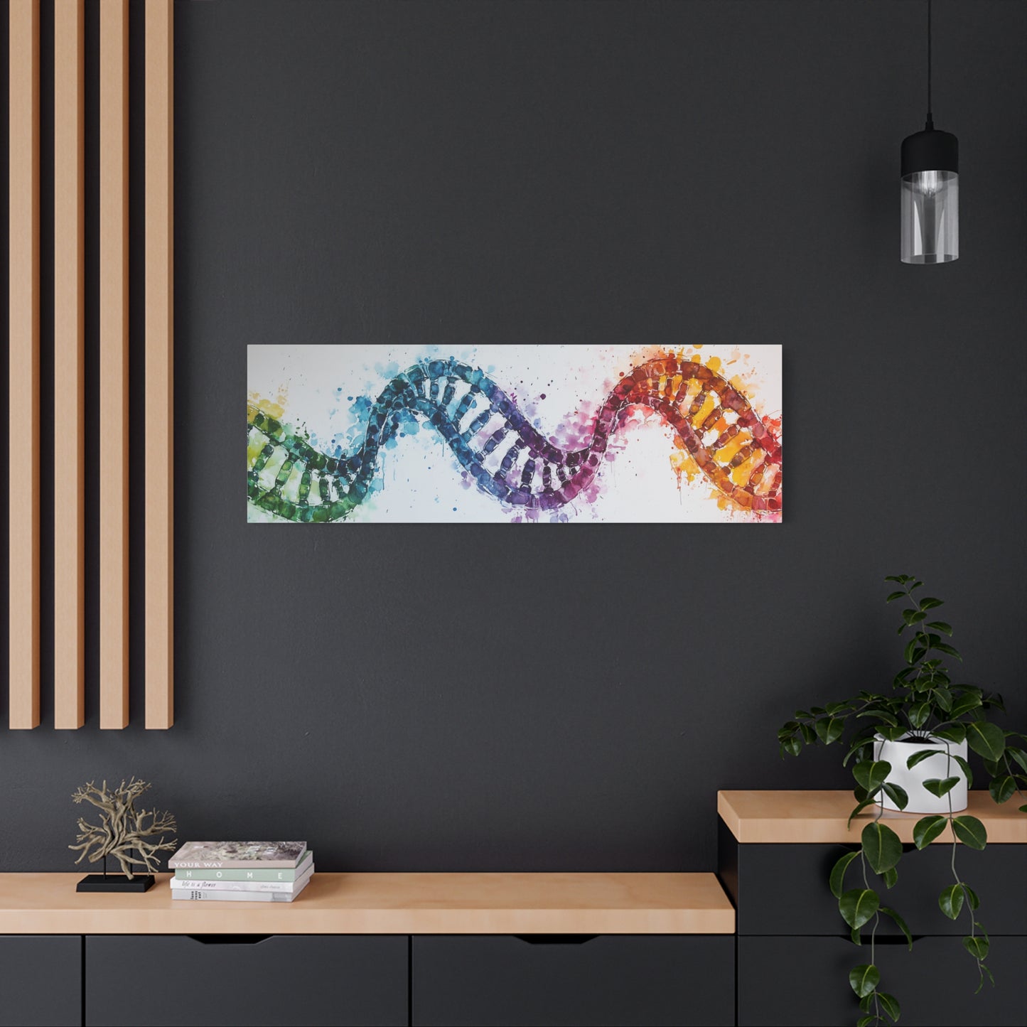 DNA Helix Matte Canvas, Stretched, 1.25"