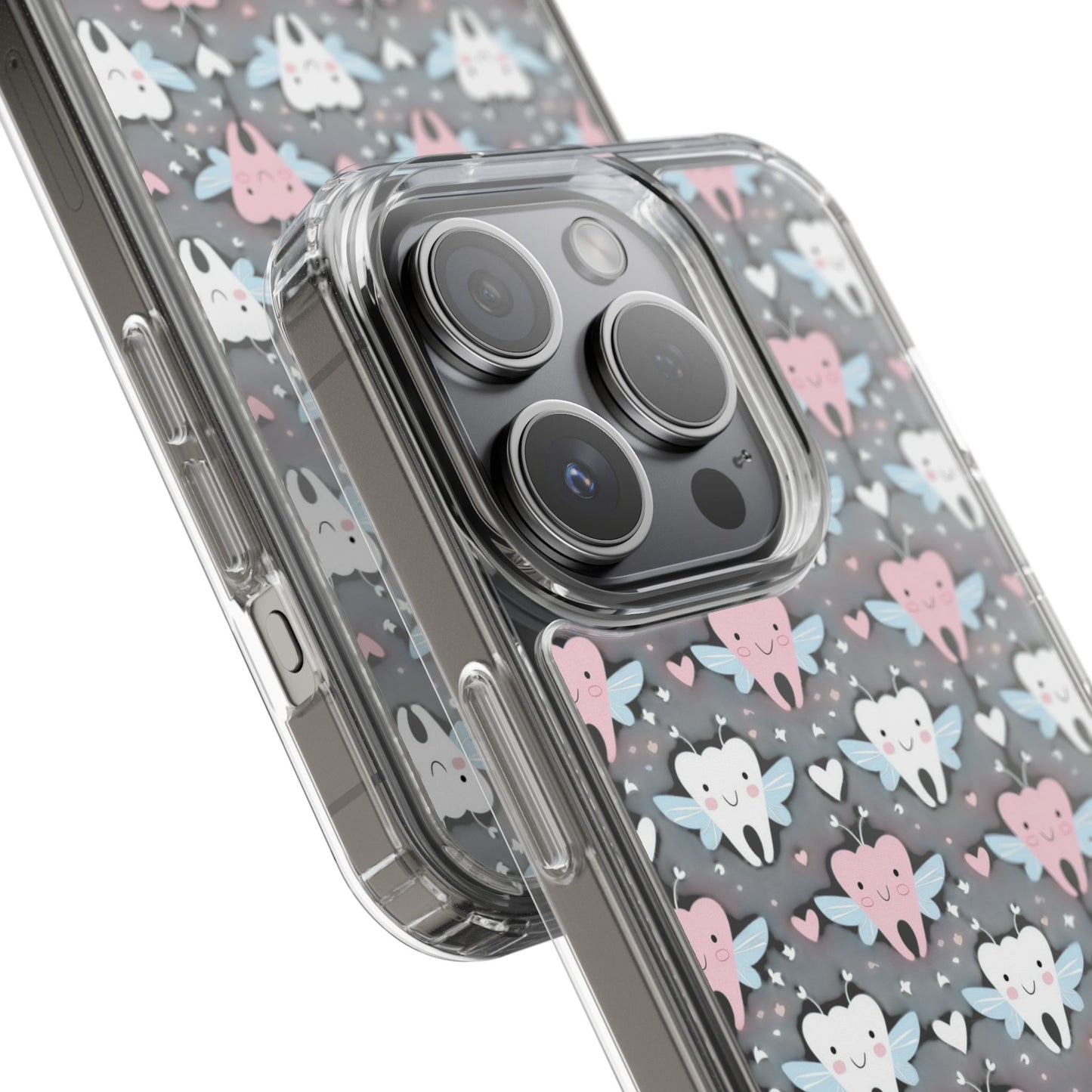 Tooth Fairy Clear Case, Cute Phone Cover for Dental Workers