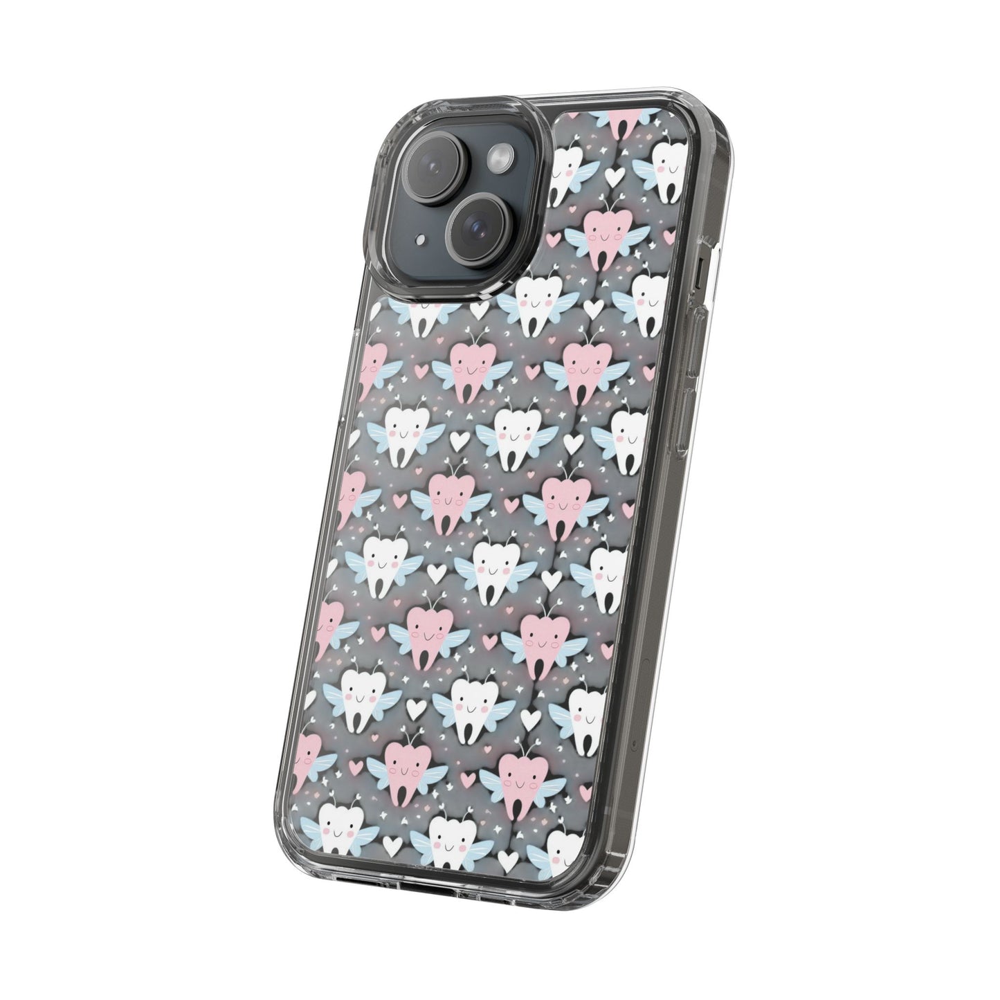Tooth Fairy Clear Case, Cute Phone Cover for Dental Workers