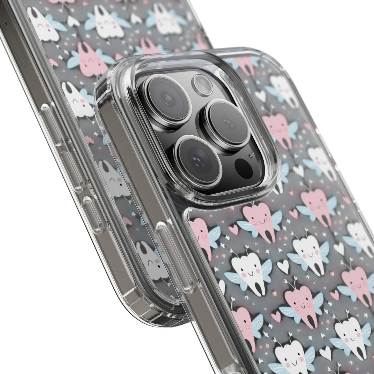 Tooth Fairy Clear Case, Cute Phone Cover for Dental Workers