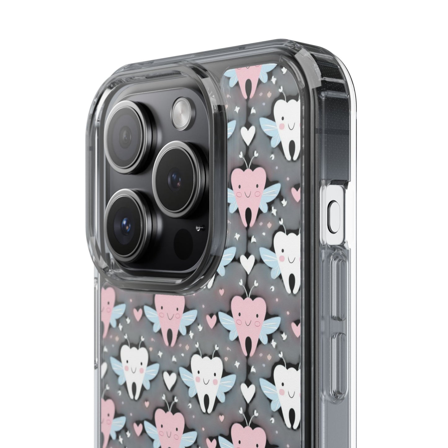 Tooth Fairy Clear Case, Cute Phone Cover for Dental Workers