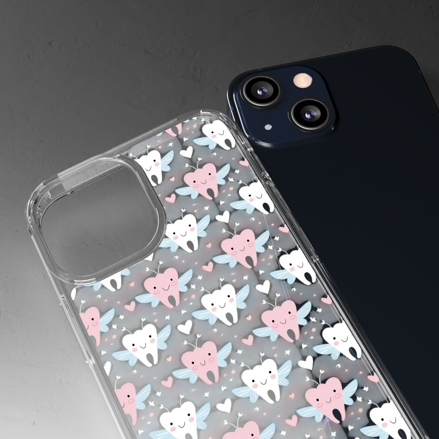Tooth Fairy Clear Case, Cute Phone Cover for Dental Workers