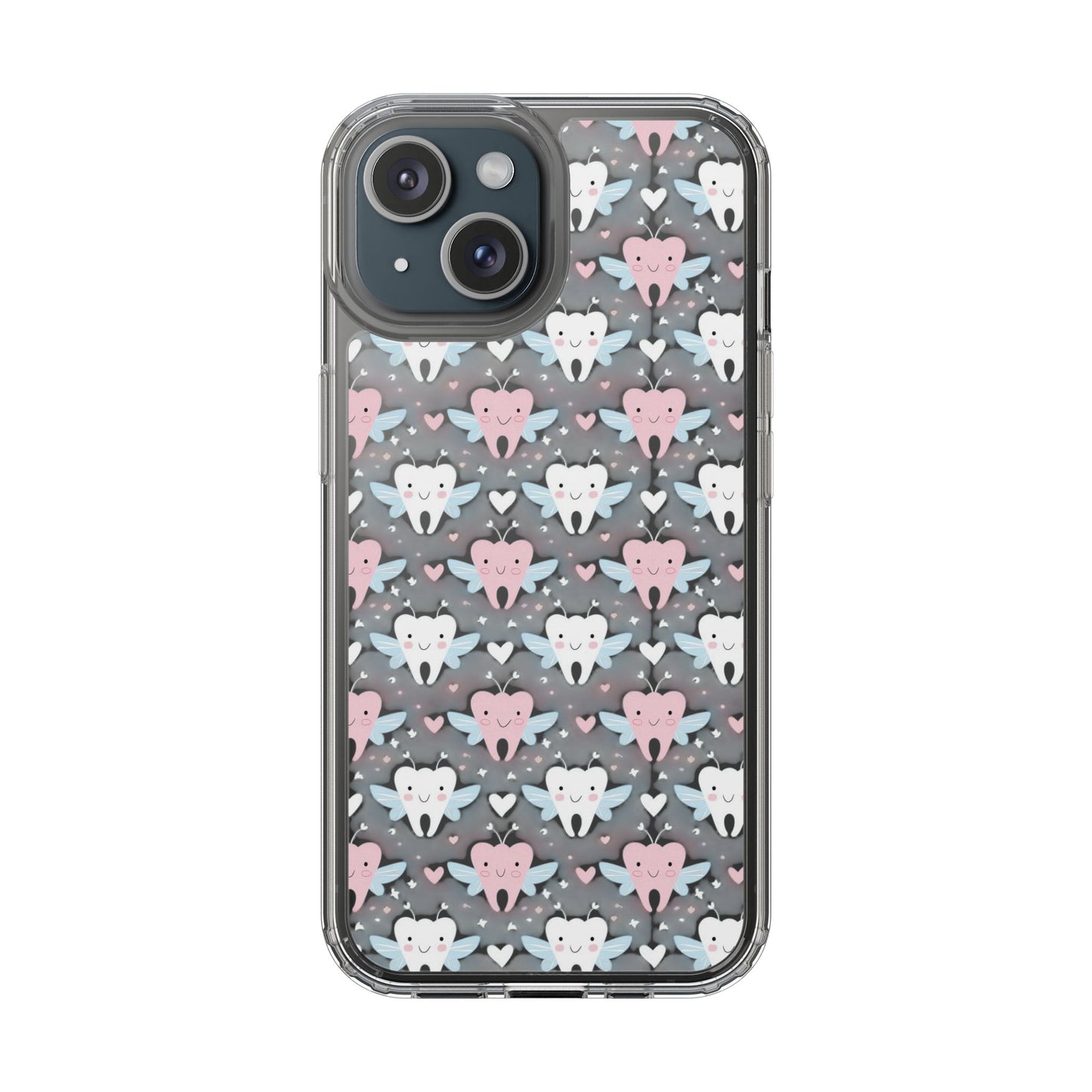 Tooth Fairy Clear Case, Cute Phone Cover for Dental Workers