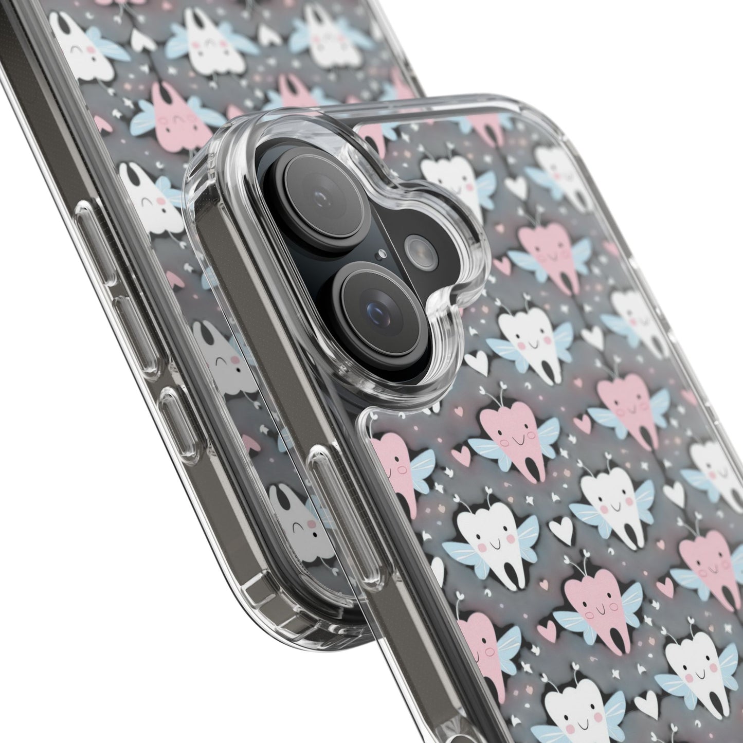 Tooth Fairy Clear Case, Cute Phone Cover for Dental Workers