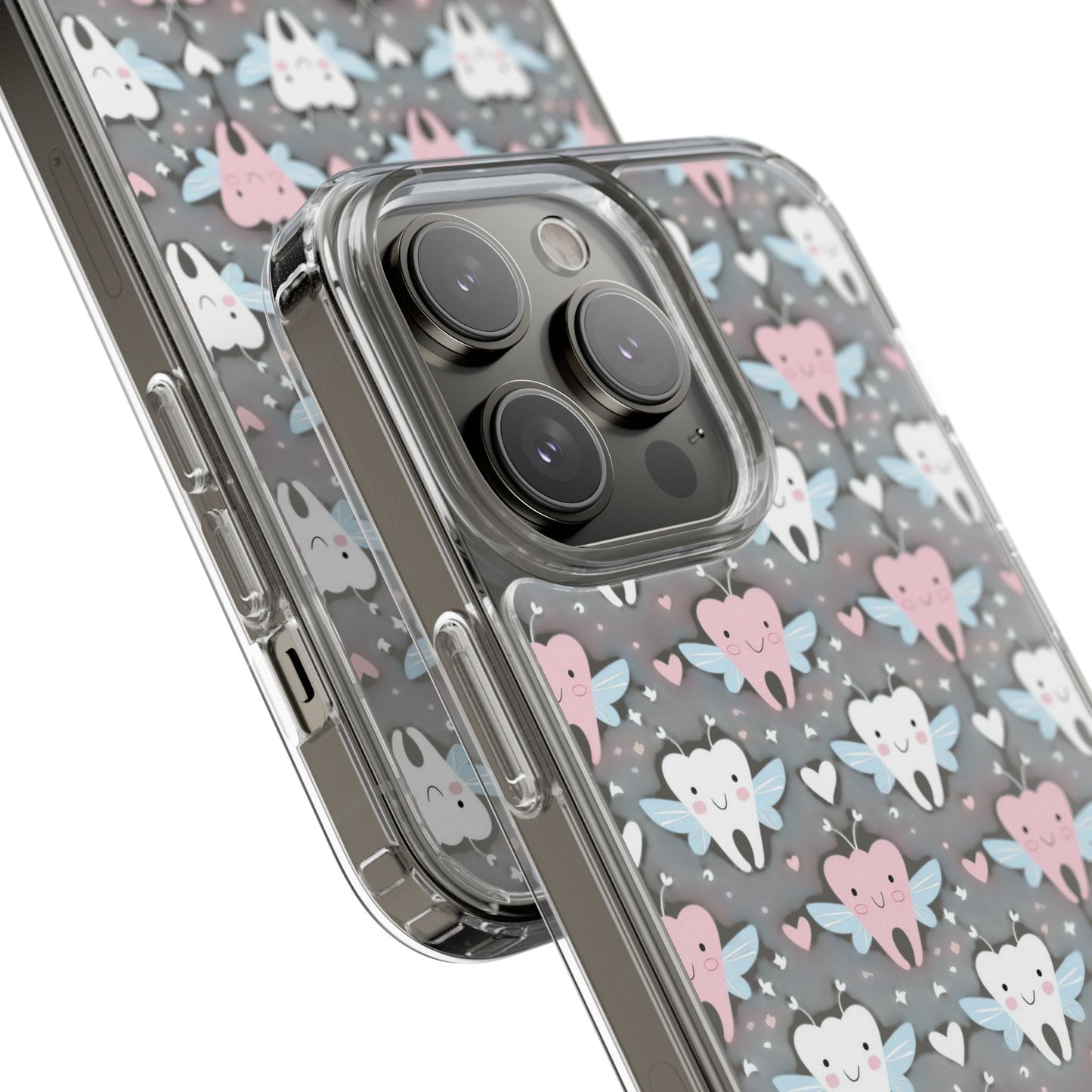 Tooth Fairy Clear Case, Cute Phone Cover for Dental Workers