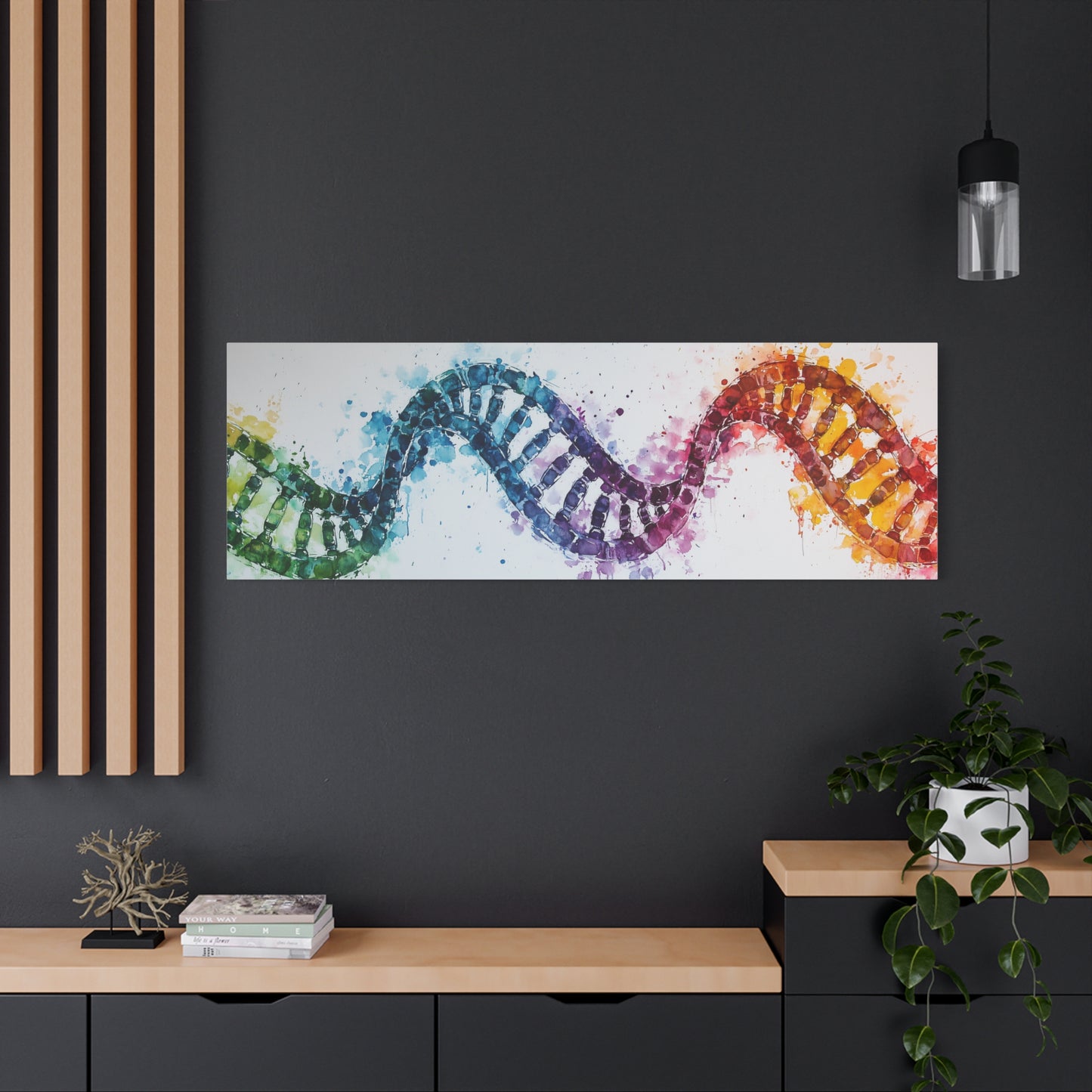 DNA Helix Matte Canvas, Stretched, 1.25"