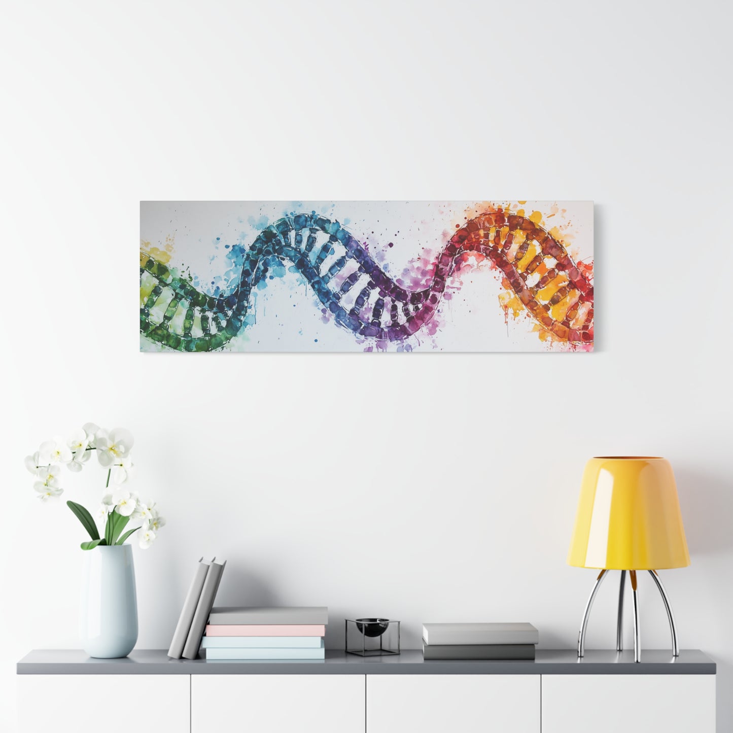 DNA Helix Matte Canvas, Stretched, 1.25"