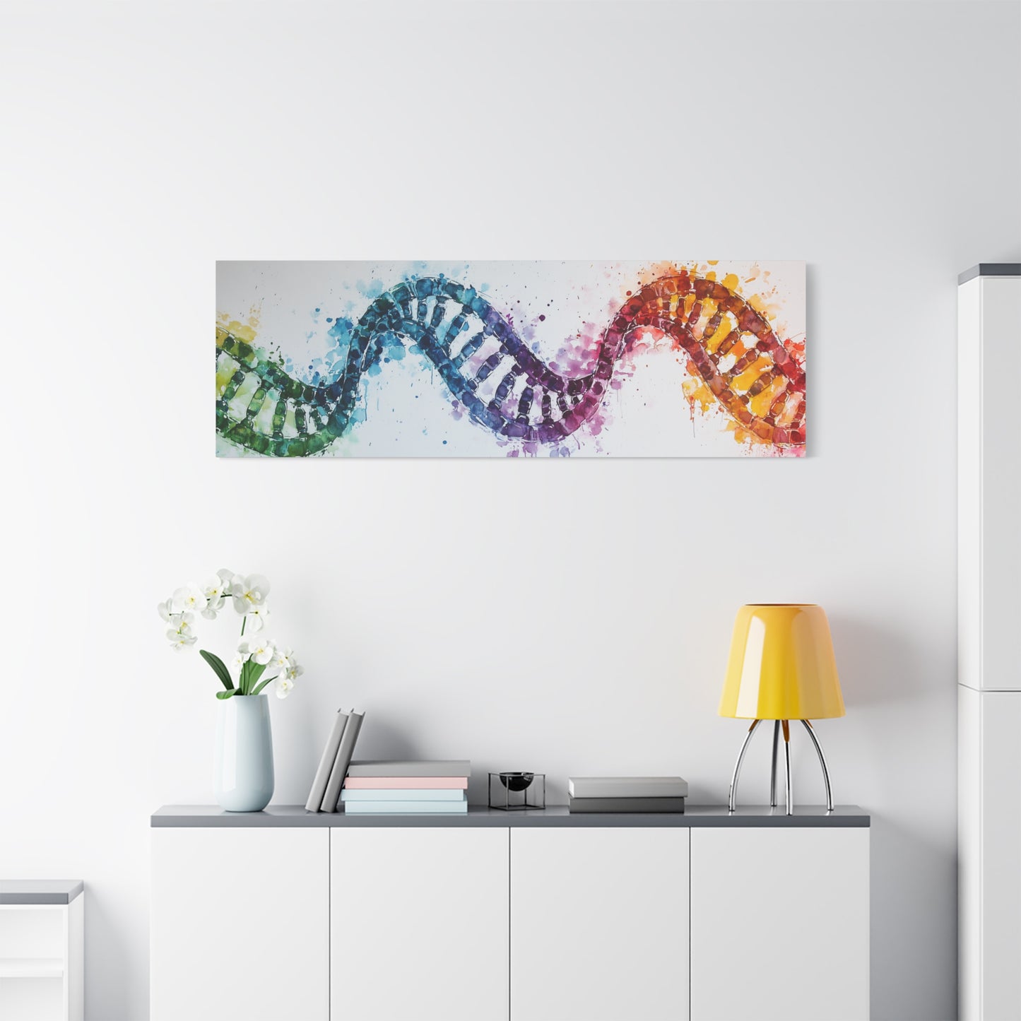 DNA Helix Matte Canvas, Stretched, 1.25"