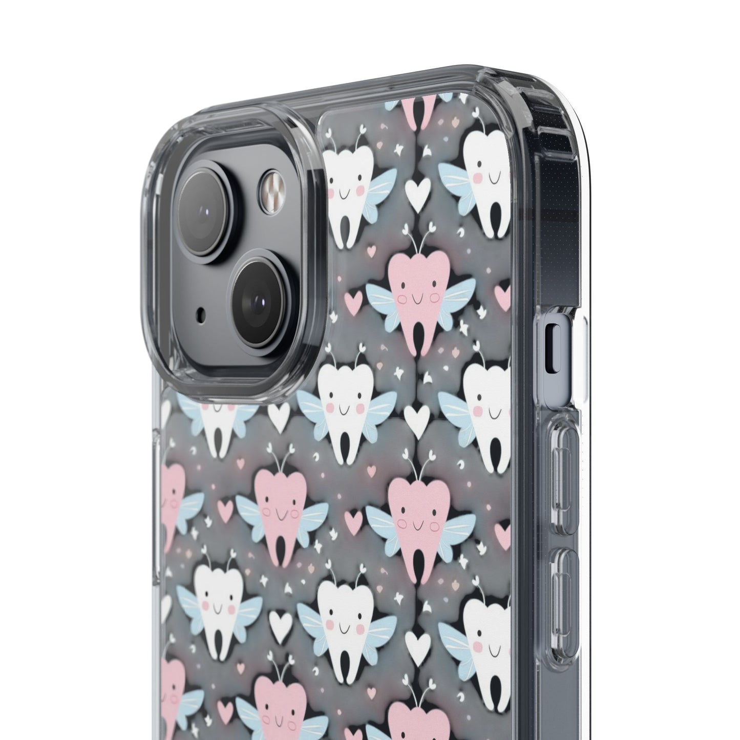 Tooth Fairy Clear Case, Cute Phone Cover for Dental Workers