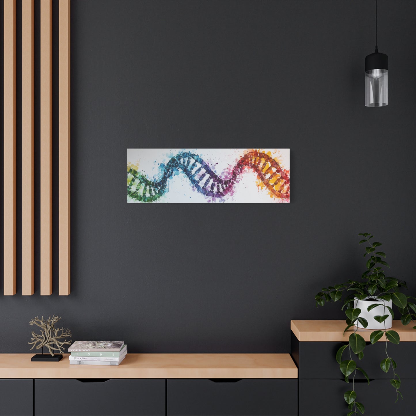DNA Helix Matte Canvas, Stretched, 1.25"