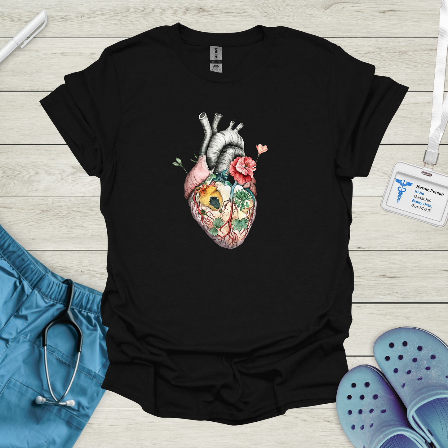 Floral Heart T-Shirt