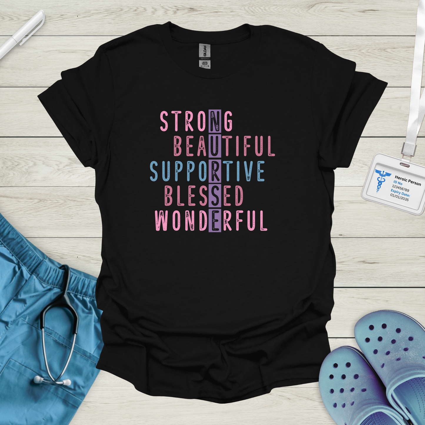 Nurse Acronym T-Shirt