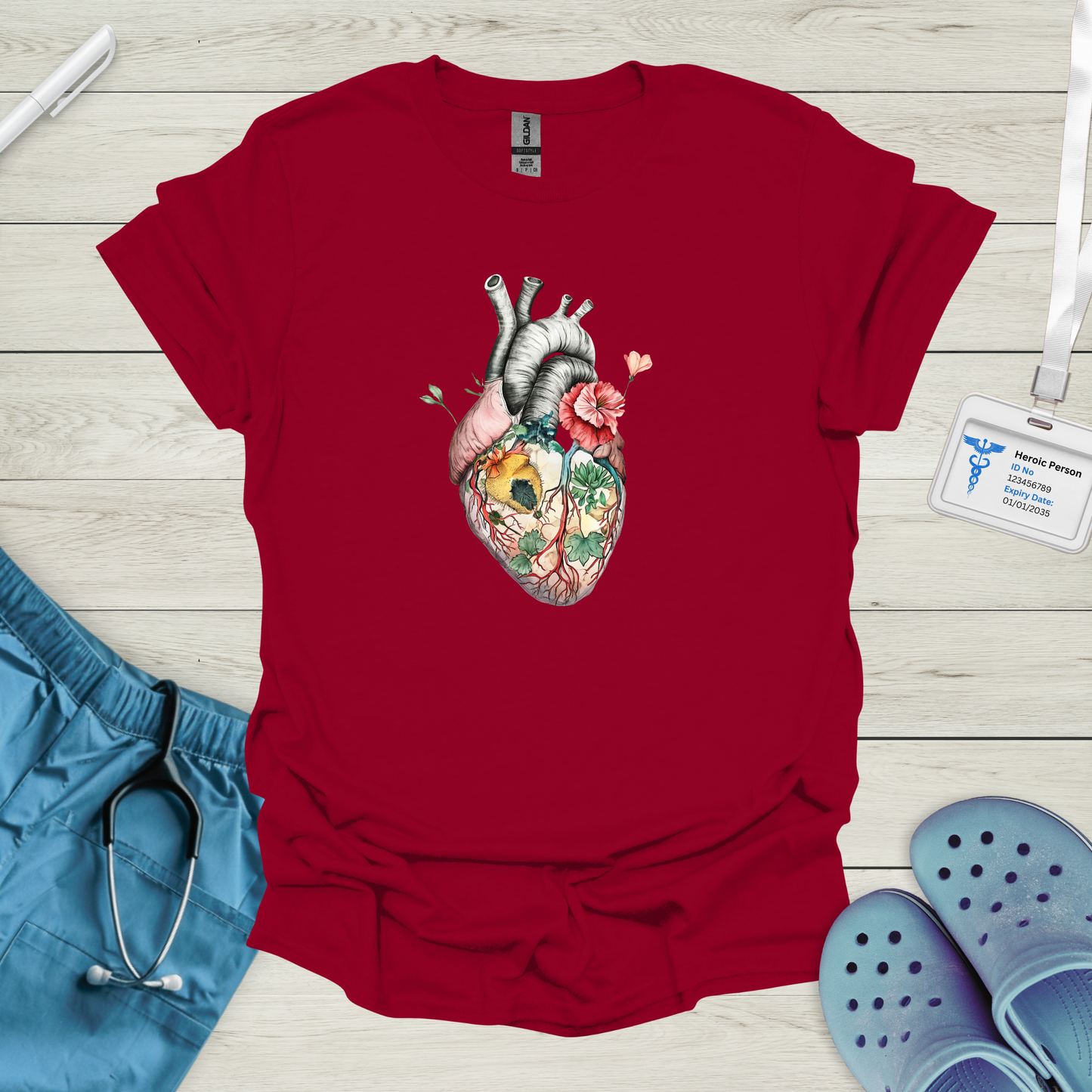 Floral Heart T-Shirt