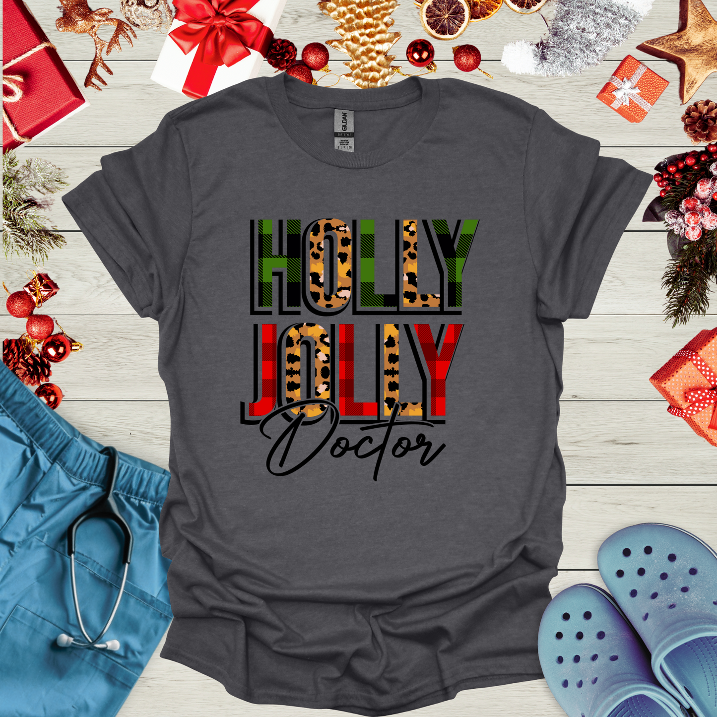 Holly Jolly Doctor T-Shirt
