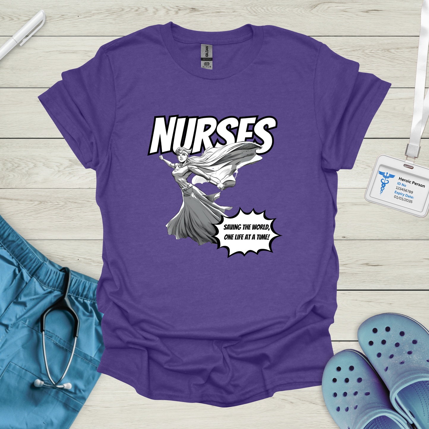NURSES Superhero T-Shirt