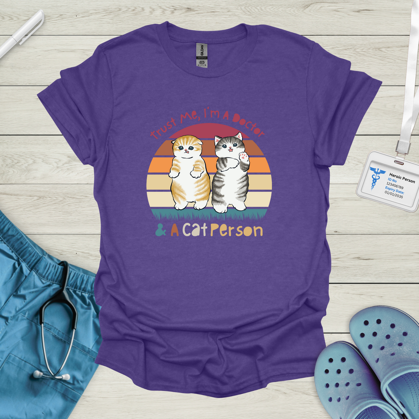 Trust Me, I'm A Doctor & A Cat Person T-Shirt