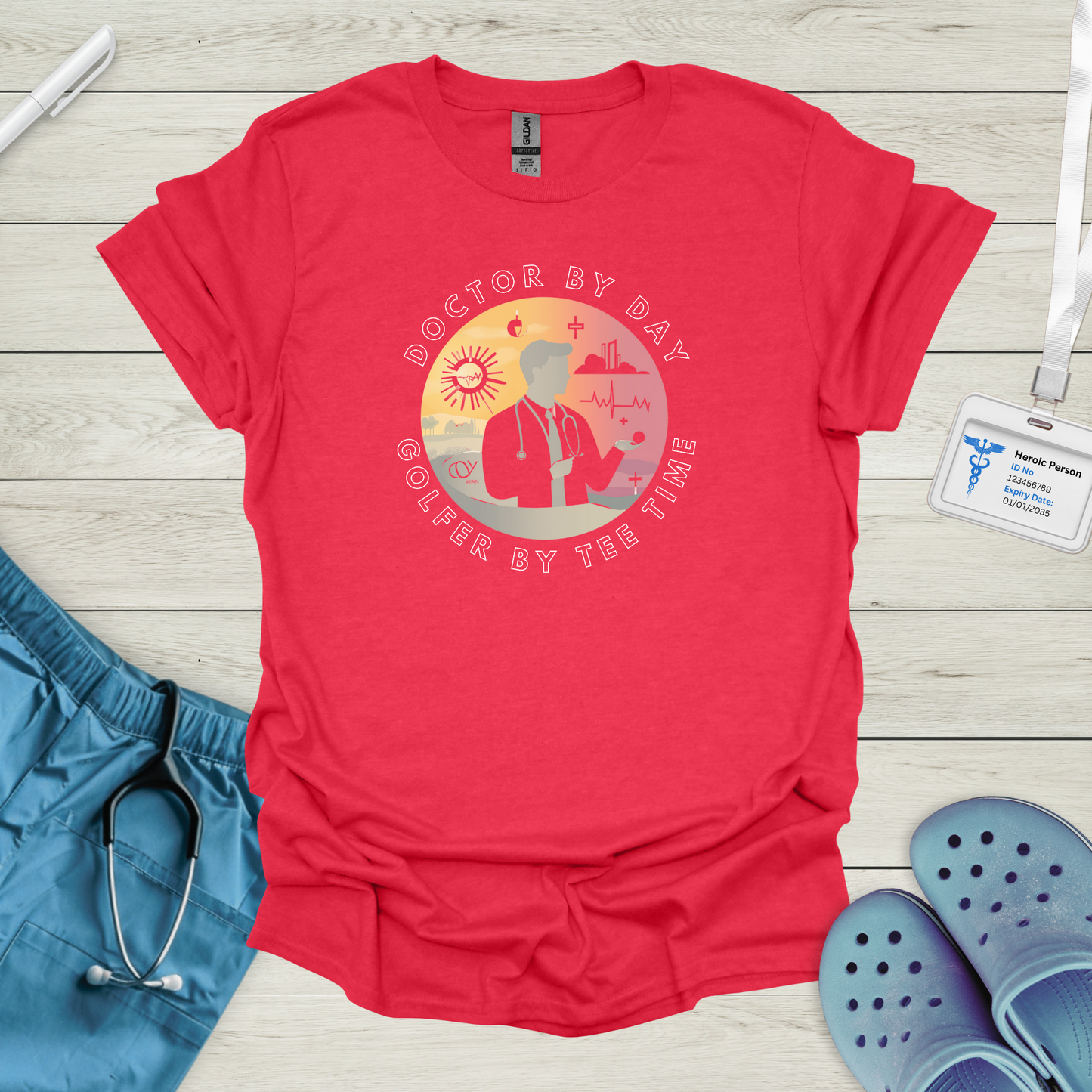 Doctor By Day, Golfer by Tee Time T-Shirt