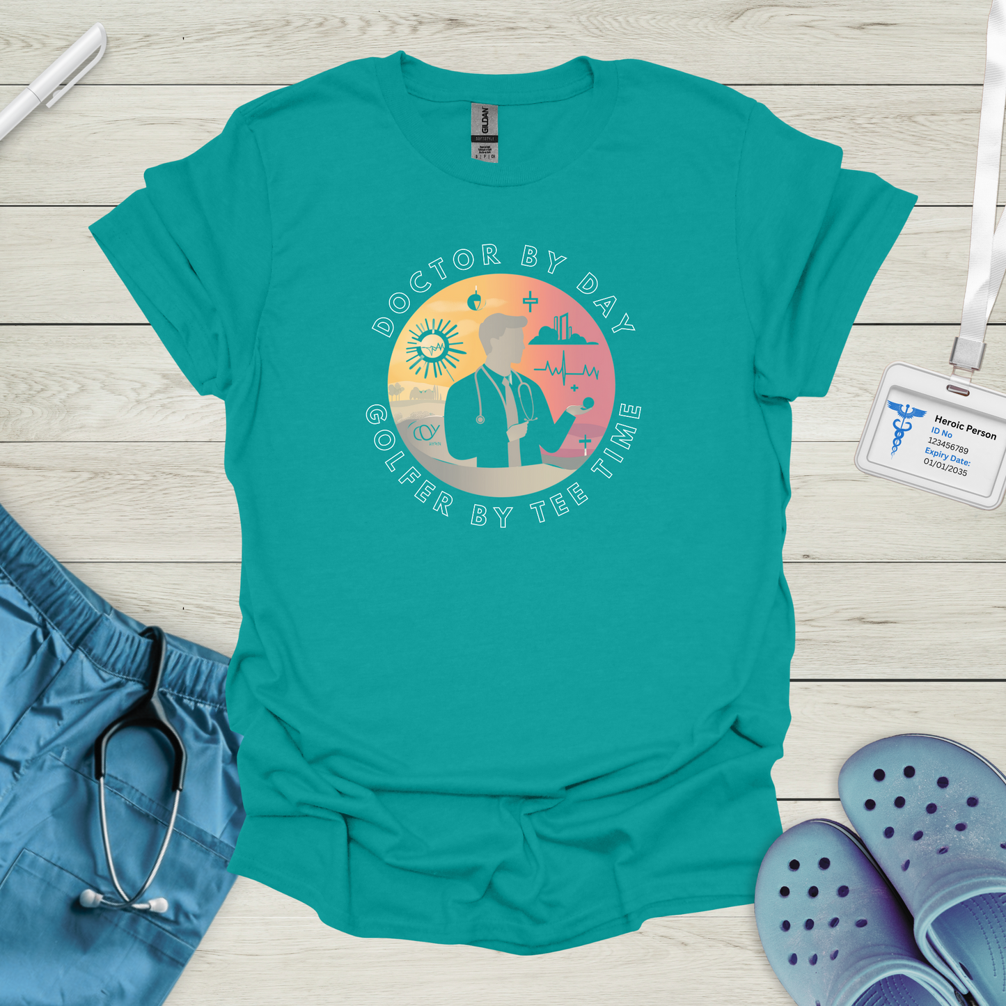 Doctor By Day, Golfer by Tee Time T-Shirt