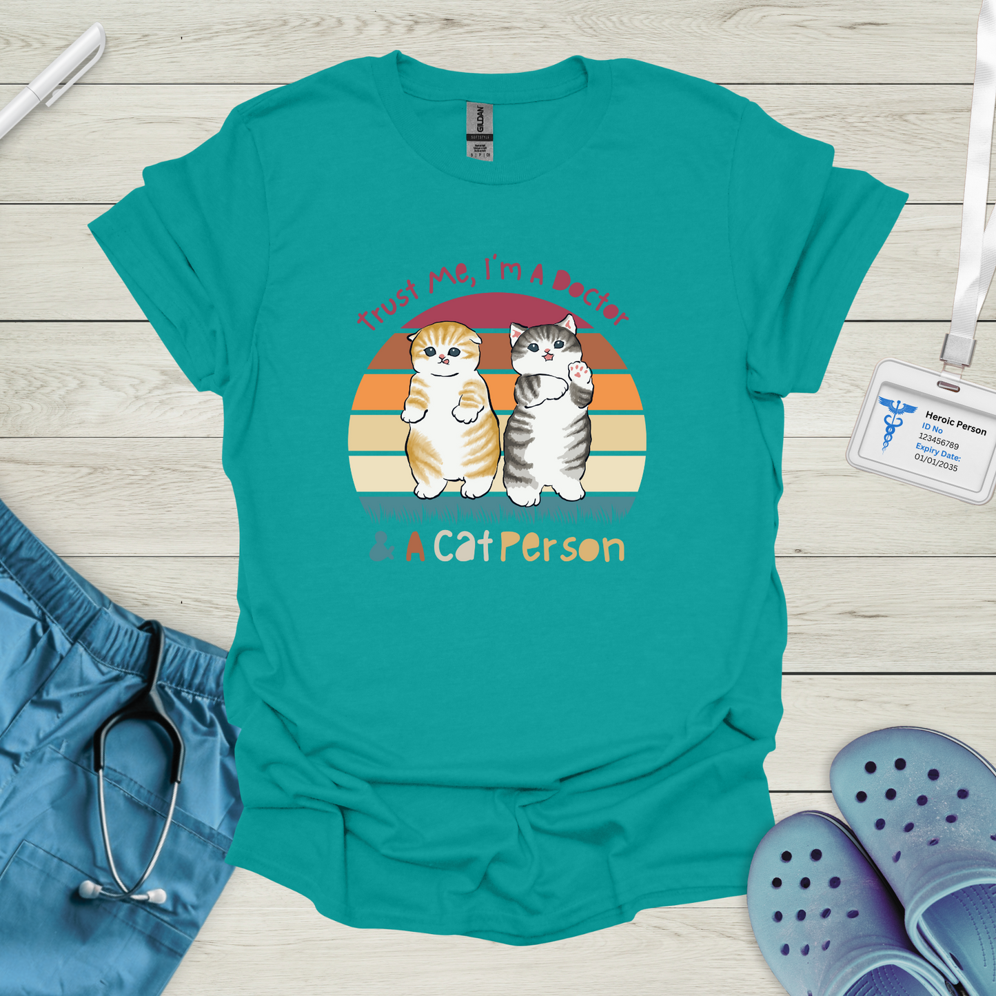 Trust Me, I'm A Doctor & A Cat Person T-Shirt