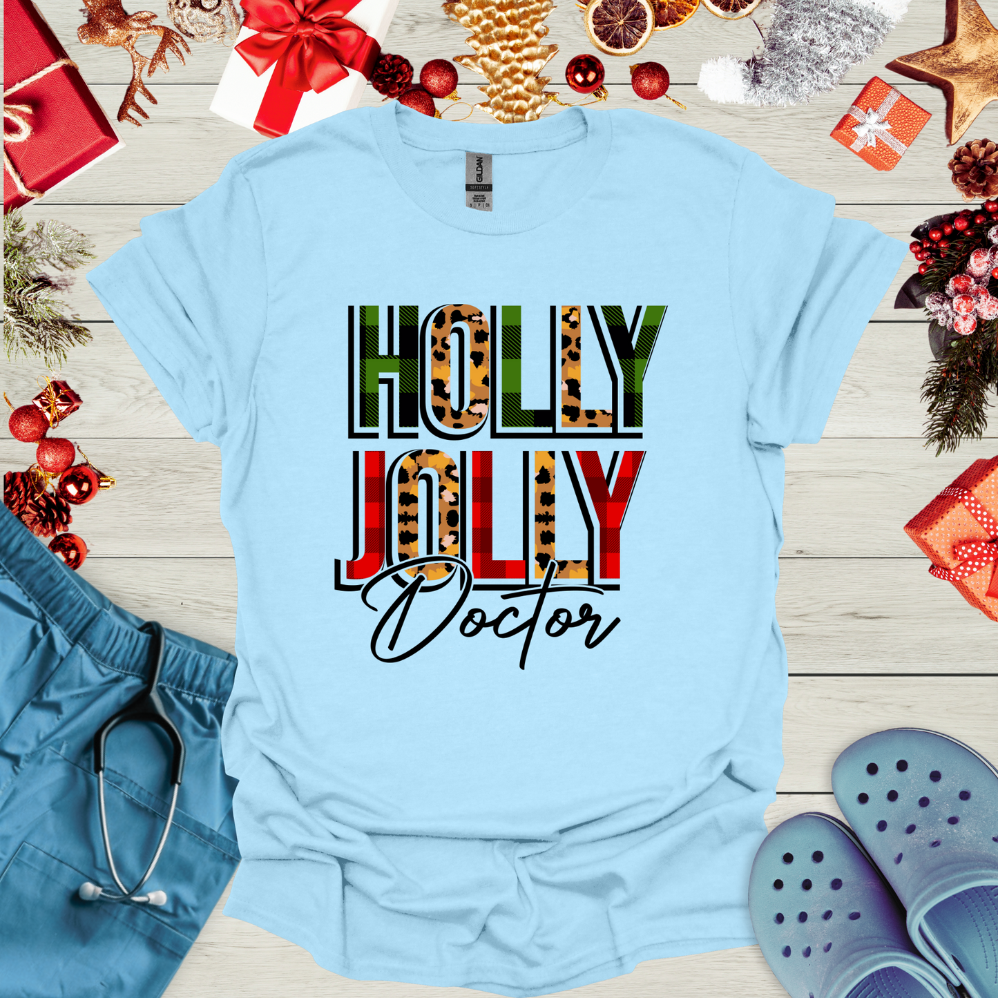 Holly Jolly Doctor T-Shirt