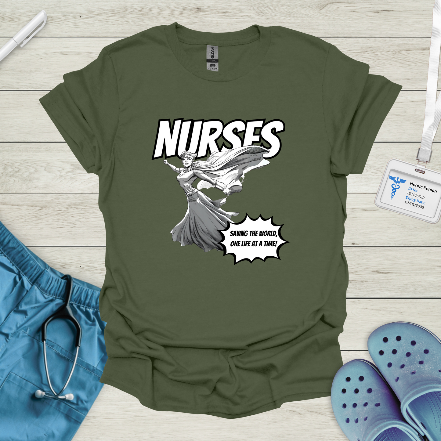 NURSES Superhero T-Shirt