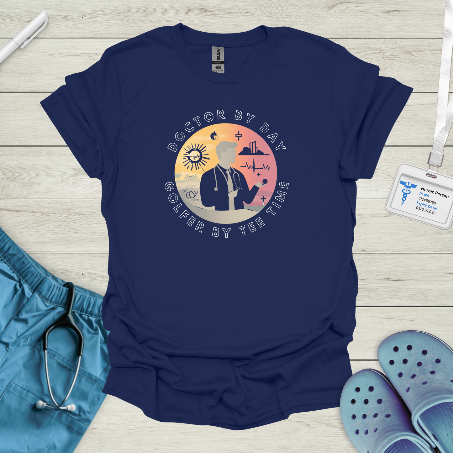 Doctor By Day, Golfer by Tee Time T-Shirt