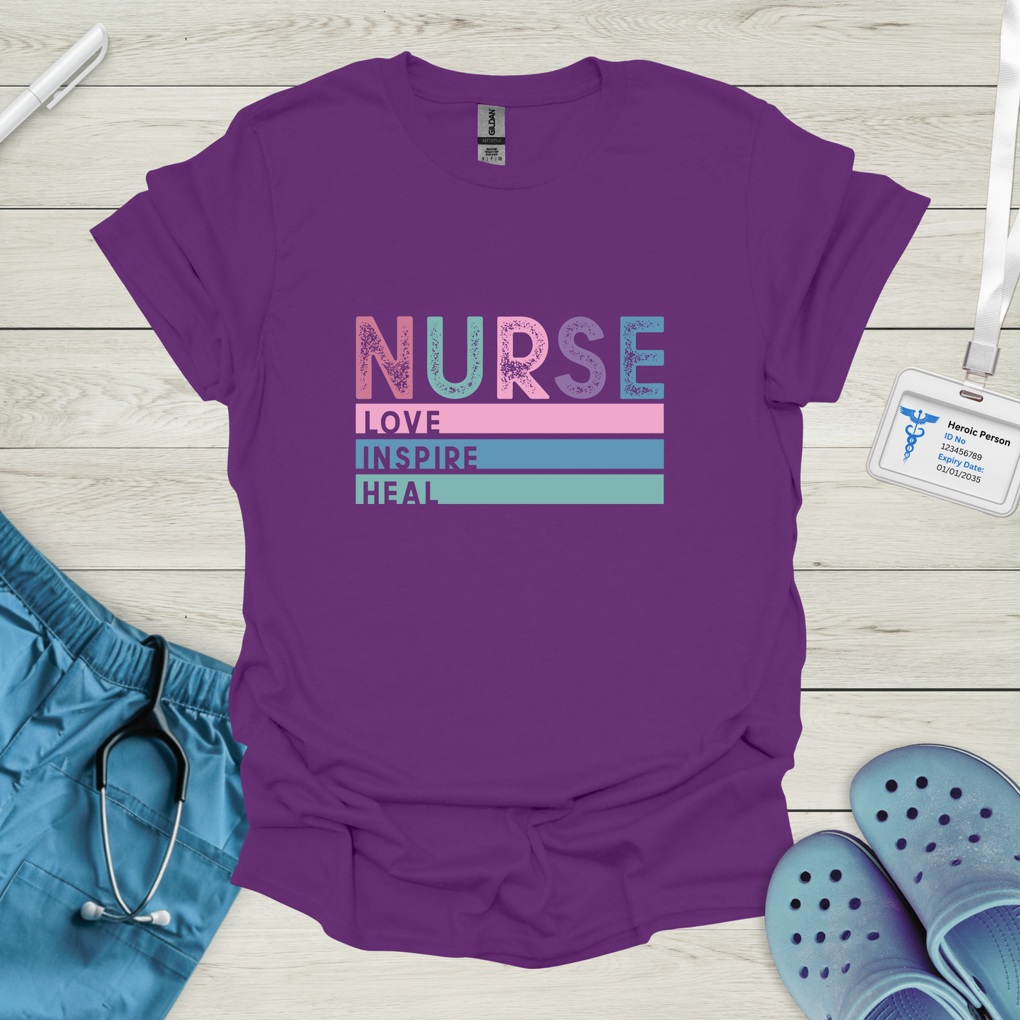 Nurse Love Inspire Heal T-Shirt