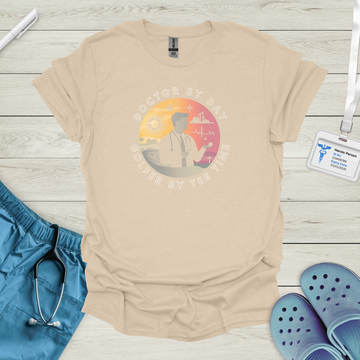 Doctor By Day, Golfer by Tee Time T-Shirt