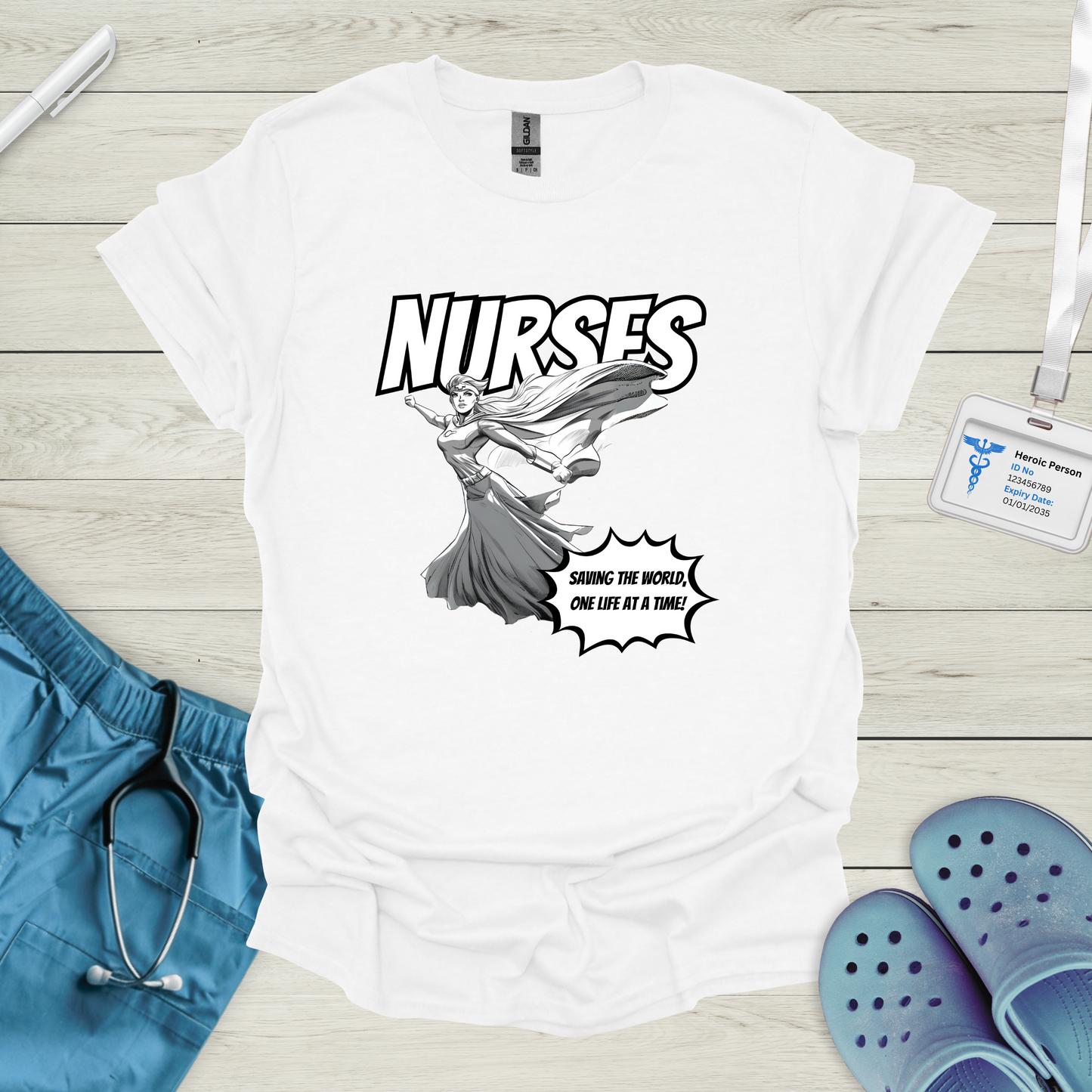 NURSES Superhero T-Shirt