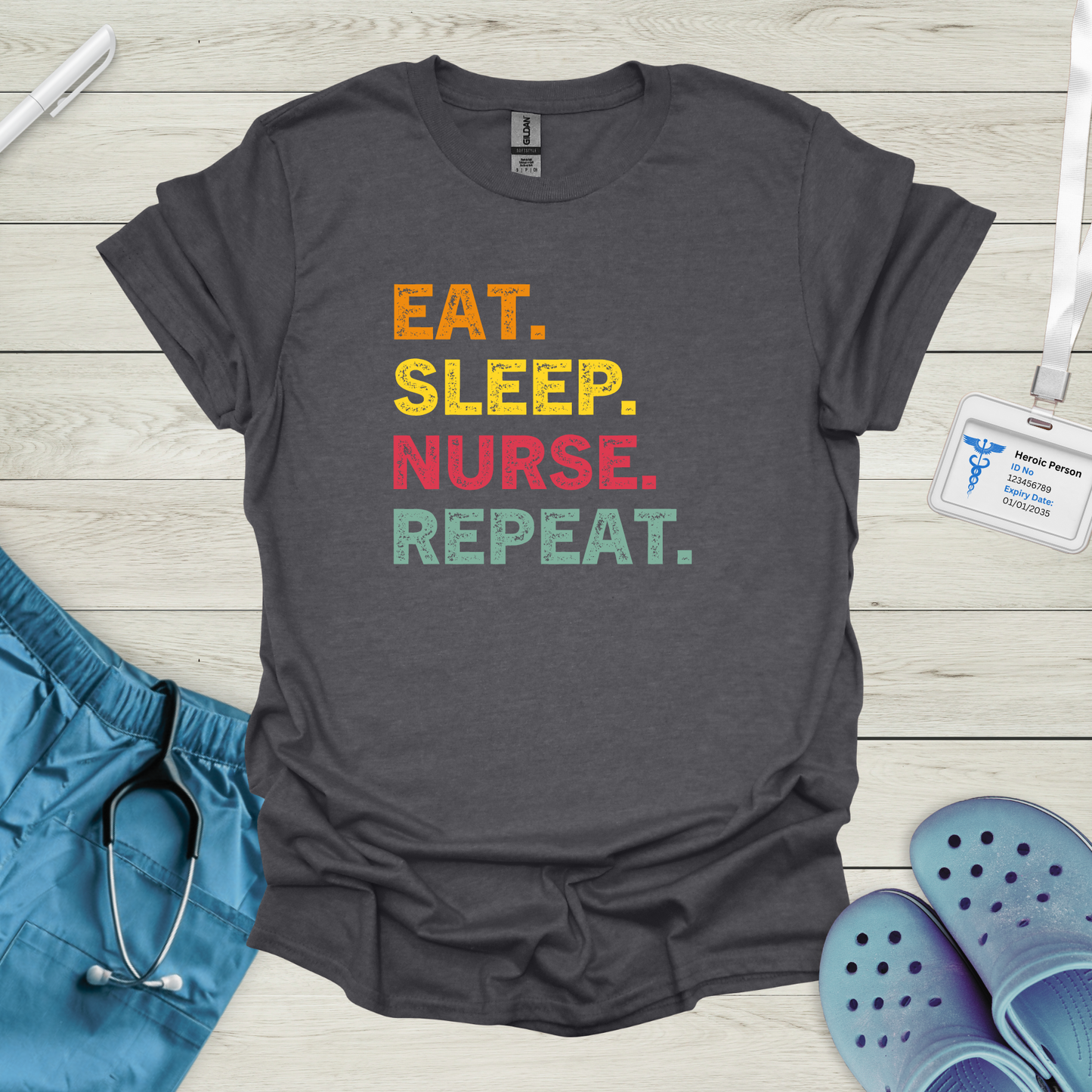 Eat. Sleep. Nurse.Repeat.T-Shirt